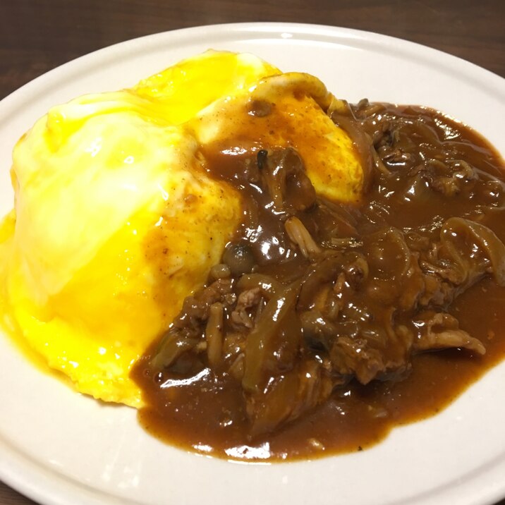 ハヤシライスリメイクで簡単夕飯 オムハヤシ レシピ 作り方 By コロン S Kitchen 楽天レシピ